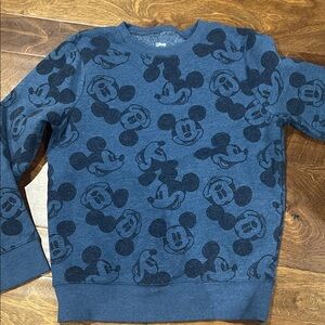Disney Men's Navy Mickey Mouse Crewneck Sweater